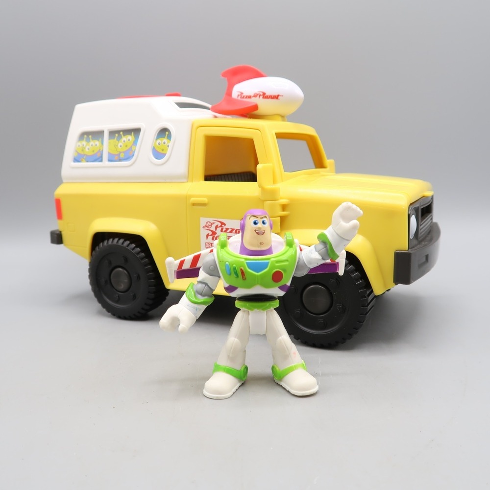 Toy Story Pizza Planet Truck w BUZZ LIGHTYEAR 2011 Imaginext Disney Pixar